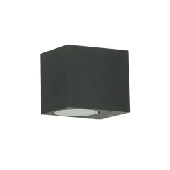 Kompakte Wandlampe für außen Anthrazit GU10 AALBORG
