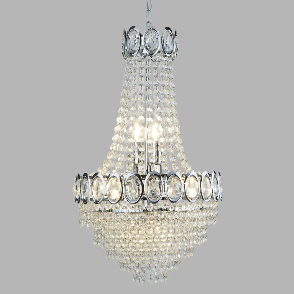 Kristall Kronleuchter Ø 38 cm H: max. 128 cm verstellbar