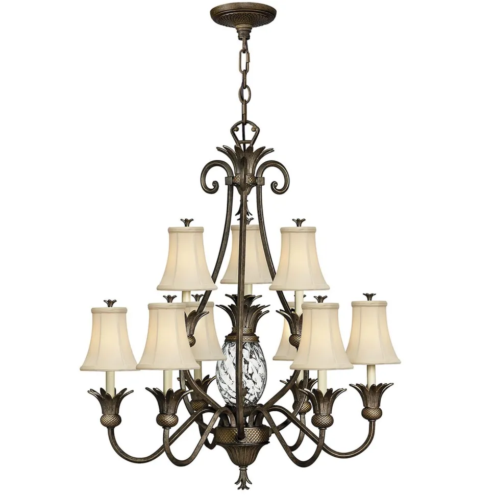 Kronleuchter ANABELL 8 Bronze Ø84cm kürzbar Lampe