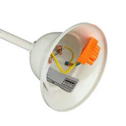 Kronleuchter Beige Landhaus Stoff Esstisch Lampe