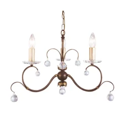 Kronleuchter CANDELA 11 Bronze verstellbar Lampe