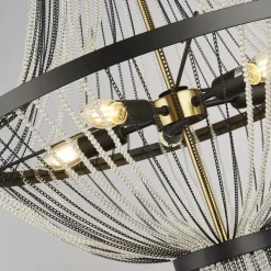 Kronleuchter Esszimmer Ø 60 cm 5-flammig E14 rund