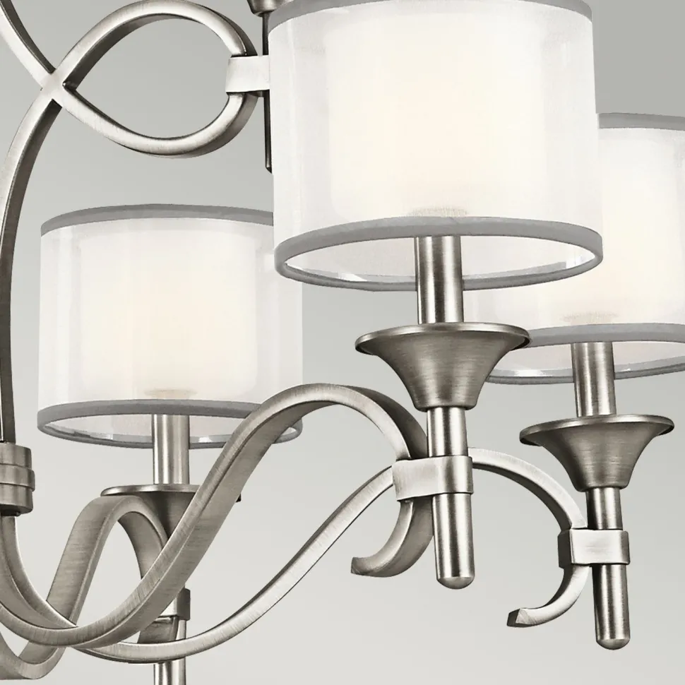 Kronleuchter groß mit Schirm Modern CANELADO