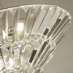 Kronleuchter Kristall Ø 50,5 cm 8x G9 Glas