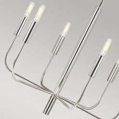 Kronleuchter Metall E14 61 cm breit höhenverstellbar