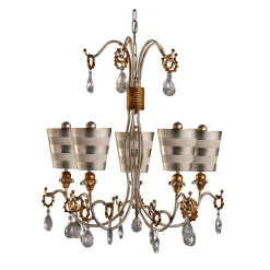 Kronleuchter VICA in Silber Ø76cm kürzbar Lampe