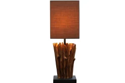Lampe Modern Tisch Designerleuchte aus echtem Holz