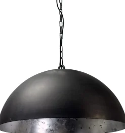 LARINO Hängelampe Grau Metall Silber Ø60cm Modern