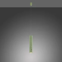 LED Akku Pendelleuchte Grün Metall Touch Dimmen 3000 K