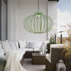 LED Akku Tischlampe IP44 Grün dimmbar Touch 2 W 37 cm