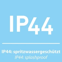 LED Akku Tischleuchte Metall dimmbar IP44 2 W Schwarz