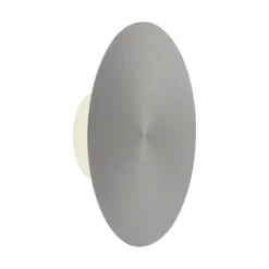 LED Akku Wandlampe Grau Ø25 cm dimmbar Fernbedienung