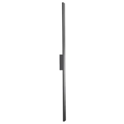 LED Außenlampe Wand Metall Grau IP65 H:121 cm indirekt