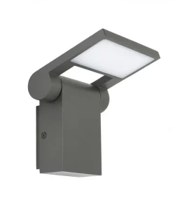 LED Außenleuchte Anthrazit IP54 verstellbar