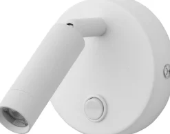 LED Aufbaustrahler rund Weiß Leselicht schwenkbar