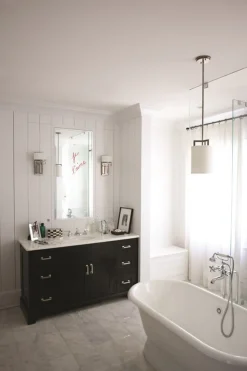 LED Badezimmer Lampe in Chrom blendarm IP44 CHINO