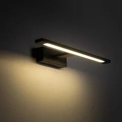 LED Bilderleuchte Schwarz 41,5 cm lang 4000 K Metall