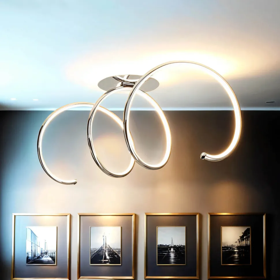 LED Deckenlampe 3000 K 2300 lm Modern Wellen