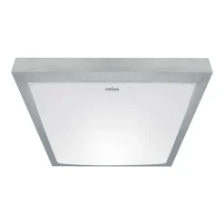LED Deckenlampe Bad IP44 4000 K B: 32 cm in Silber Weiß