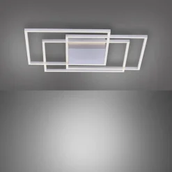 LED Deckenlampe dimmbar in Stahl L:75 cm 5760 lm Modern