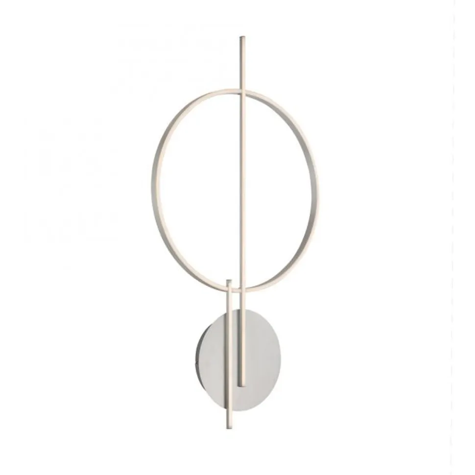 LED Deckenlampe in Silber dimmbar RGB 2900 lm L:114 cm