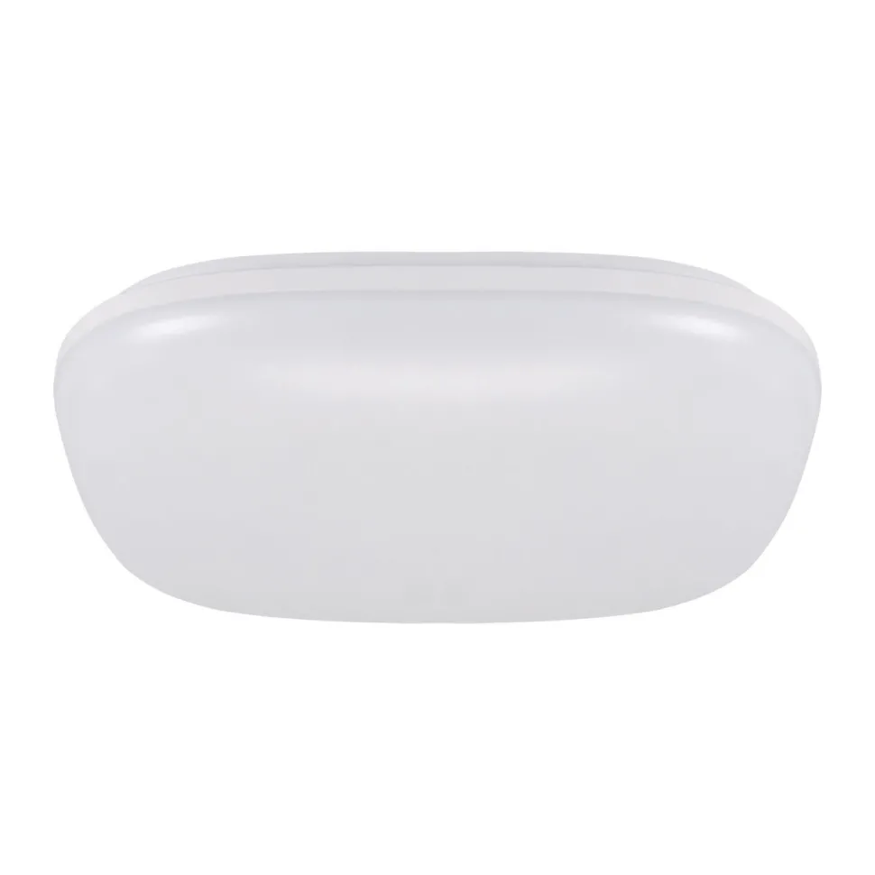 LED Deckenlampe IP65 Weiß 28 cm breit außen Feuchtraum