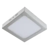 LED Deckenlampe klein B: 22,5 cm Chrom matt Weiß 4000 K