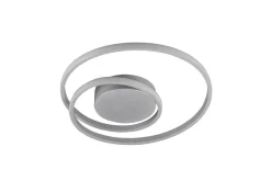 LED Deckenlampe Metall in Titan 2500 lm B:39 cm Spirale