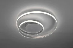 LED Deckenlampe Metall in Titan 2500 lm B:39 cm Spirale