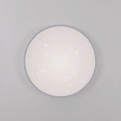 LED Deckenlampe Nachthimmel Silber Ø38 cm 20 W dimmbar