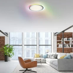 LED Deckenlampe Rainbow RGB Dimmer Ø45 cm Fernbedienung