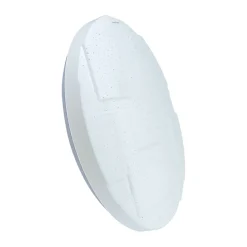 LED Deckenlampe rund Ø 49 cm IP44 Weiß 3900 K Sternenhimmel