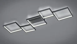 LED Deckenlampe Schwarz Metall L:120,5 cm 34 W dimmbar