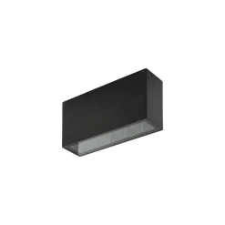 LED Deckenleuchte außen Aluminium IP54 Schwarz 10 W