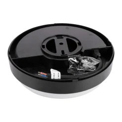 LED Deckenleuchte außen D: 21 cm IP65 Schwarz Weiß 4100 K