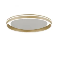 LED Deckenleuchte in Messing 38 W Farbtemperaturwechsel