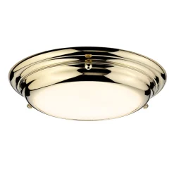 LED Deckenleuchte in Messing Ø25cm Bad Lampe ANISA