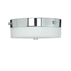LED Deckenleuchte JANJA in Chrom IP44 Ø25cm Lampe