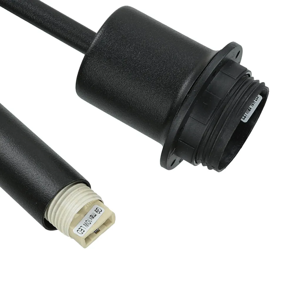 LED Deckenleuchte LUKE schwarz 64W Wohnzimmerlampe