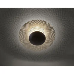 LED Deckenleuchte Metall Rost-Gold Ø45 cm 12 W dimmbar