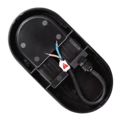 LED Deckenleuchte oval IP65 Schwarz Weiß 4200 K außen