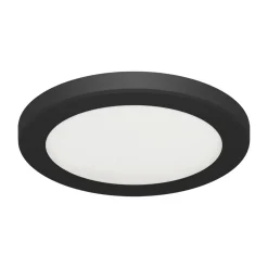 LED Deckenleuchte Schwarz Weiß Ø 22 cm Farbwechsel