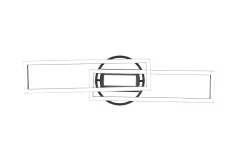 LED Deckenleuchte Schwarz Dimmer Fernbedienung 4500 lm