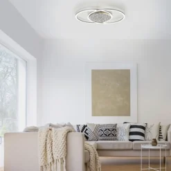 LED Deckenleuchte Sternenhimmel in Stahl 40 W dimmbar