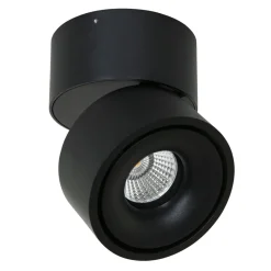 LED Deckenspot Metall Schwarz Ø78 cm rund 8 W 2700 K