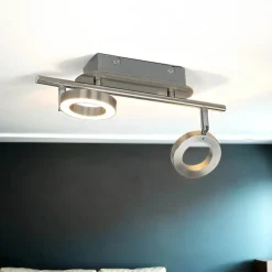 LED Deckenstrahler länglich 34 cm 2-flammig Wohnzimmer