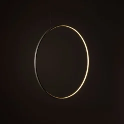 LED Hängelampe Aluminium Ring Seidenolive 21 W 660 lm