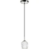 LED Hängelampe DARINA Nickel Ø11cm Pendelleuchte