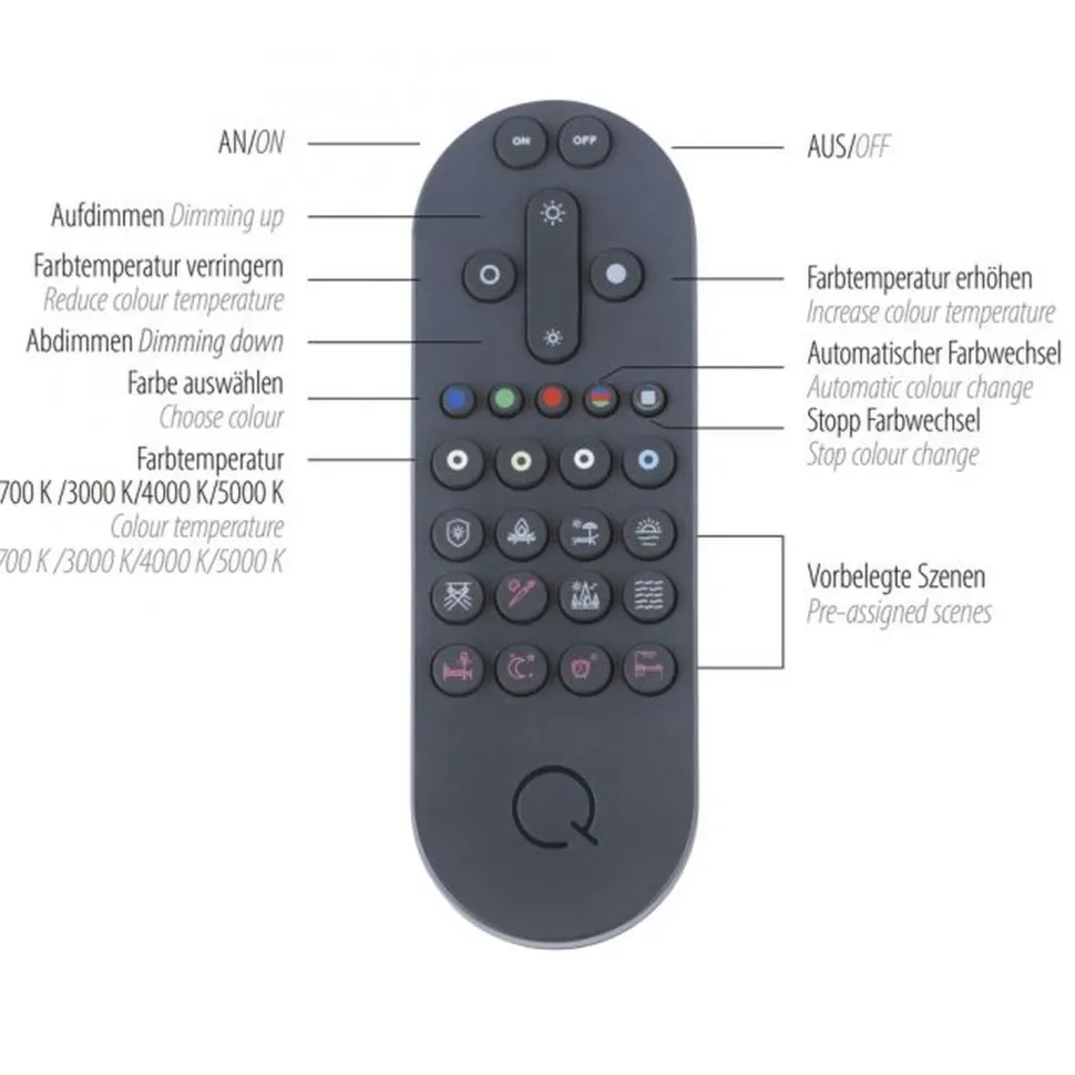 LED Hängelampe Glas in Messing dimmbar Fernbedienung