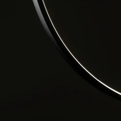 LED Hängelampe Schwarz 3000 K 660 lm Metall Ø 60 cm Ring